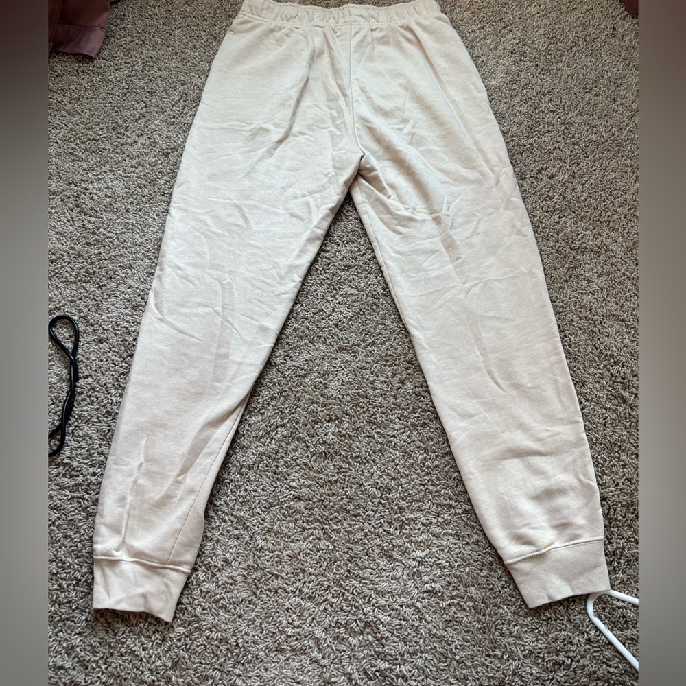 Beige women Nike sweats S